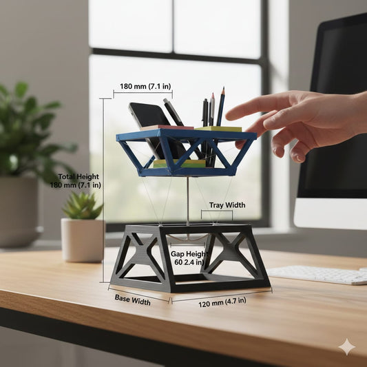 LevitateX Floating Desk Organizer – Gravity Edition