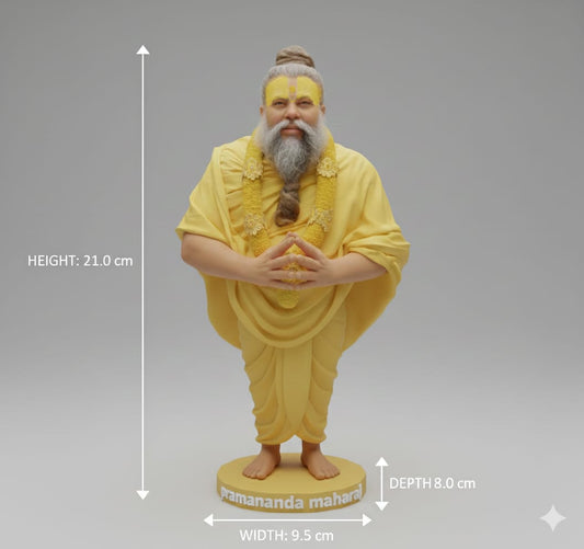 Premanand Maharaj 3D Printed Statue – Premium Devotional Display | Aestia 3D