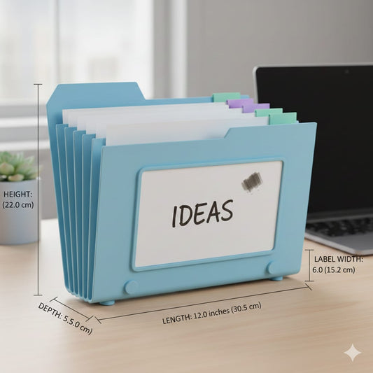 FlexFile Modular Desk Organizer – Minimal Edition