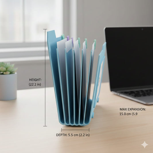 FlexFile Modular Desk Organizer – Minimal Edition